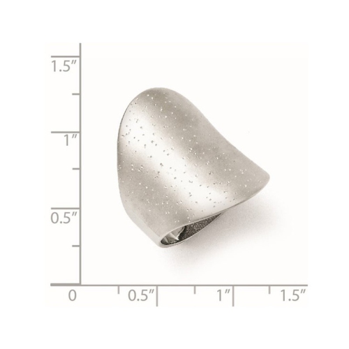 Sterling Silver Rhodium-plated Radiant Essence Ring