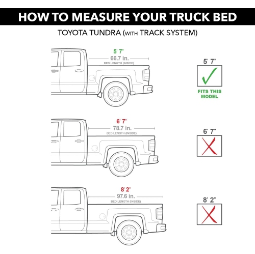 Gator ETX Soft Roll Up Truck Bed Tonneau Cover | 53412 | Fits 2007-2021 Toyota Tundra w/Track System, Will not Work with Trail Edition Models 5' 7"