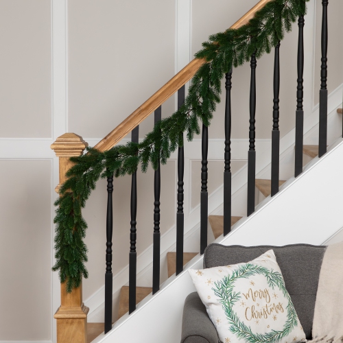 NORTHLIGHT  Winter Pine Artificial Christmas Garland - 6' - Unlit