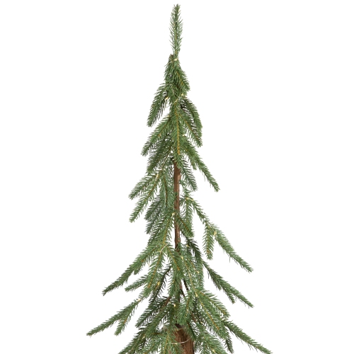 Pre-Lit Medium Alpine Artificial Christmas Tree - 6' - Clear LED Lights