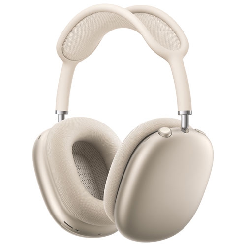 Image 1 of 4.. Open Box - Apple AirPods Max Over-Ear Noise Cancelling Bluetooth Headphones - Starlight