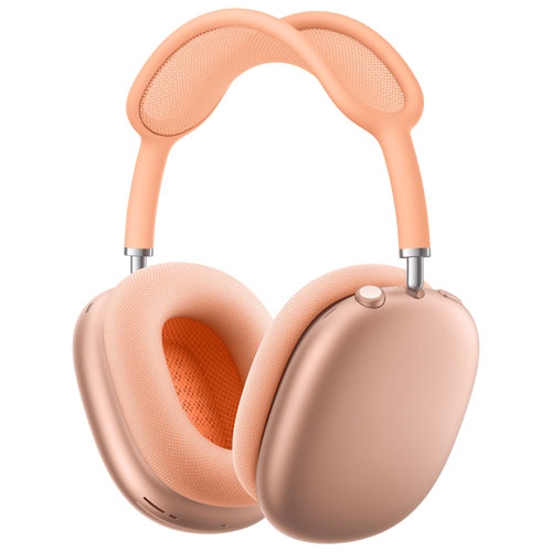 Image 1 de 3.. Boîte ouverte - Casque d'écoute Bluetooth à suppression du bruit AirPods Max d'Apple - Orange