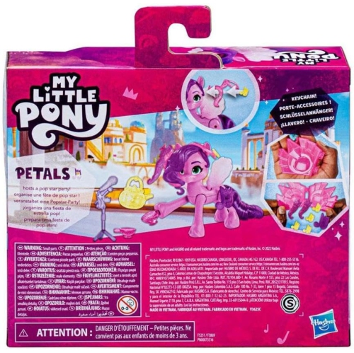 My Little Pony : Faites de votre Mark Toy Cutie Mark Magic Princess Pipp Petals - poney Hoof to Heart de 3 po avec accessoires surprise, 5 ans et plus