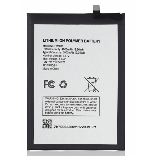 Replacement Battery Compatible For T-Mobile Revvl 6 Pro / Revvl 6X Pro 5G / Revvl V+ 5G / Boost Mobile Celero 5G Plus