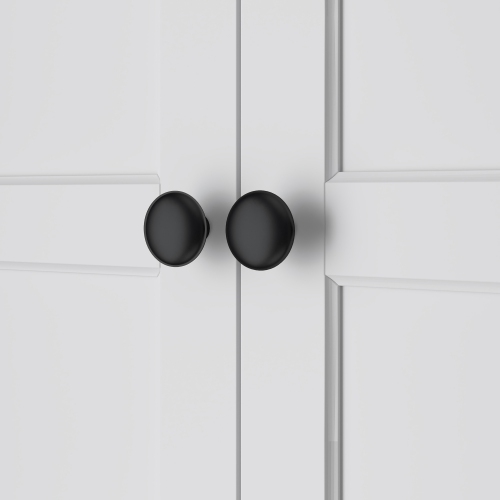 HOMCOM Over the Toilet Storage Cabinet, 3-Tier Bathroom Space Saver Organizer with Adjustable Shelf for Washing, White