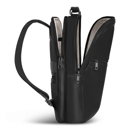 Onyx Collection - Leather Compact Backpack