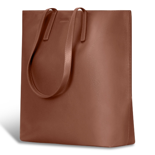 Collection Onyx – Sac fourre-tout vertical en cuir