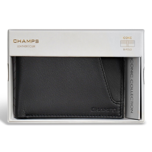 Iconic Collection - Leather Bi-Fold Wallet