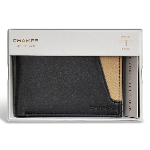 Iconic Collection - Leather Bi-Fold Wallet