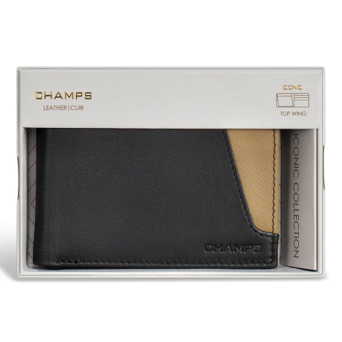 Iconic Collection - Leather Top Wing Wallet