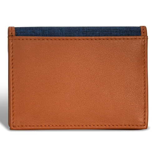 Collection denim – porte-cartes en cuir