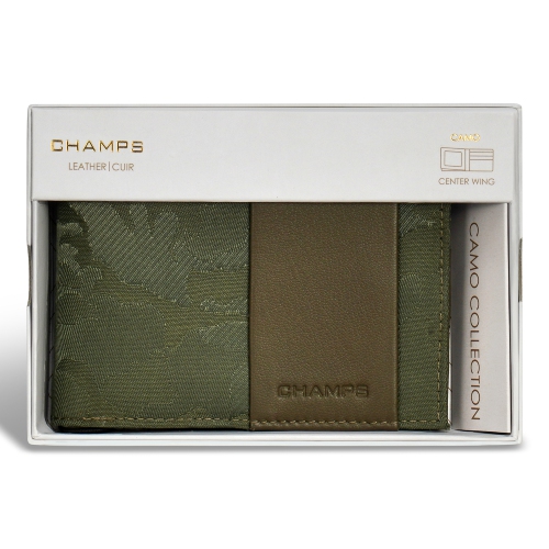 Camo Collection - Leather Center Wing Wallet
