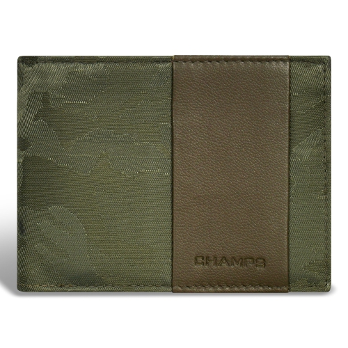 Collection Camo – Portefeuille en cuir à deux volets
