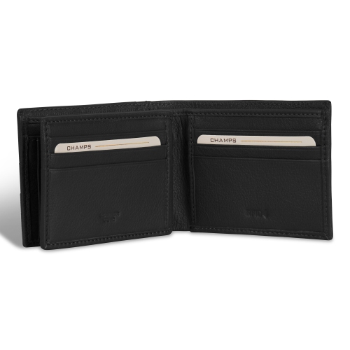 Onyx Collection - Leather Access Center Wing Wallet