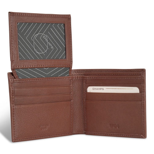 Onyx Collection - Leather Top Wing Wallet
