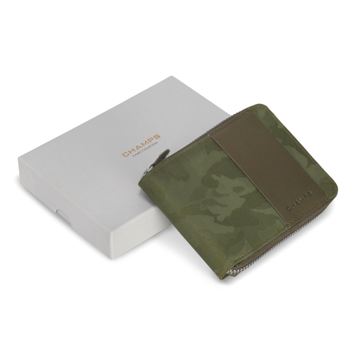 Camo Collection - Leather Zip Around Wallet