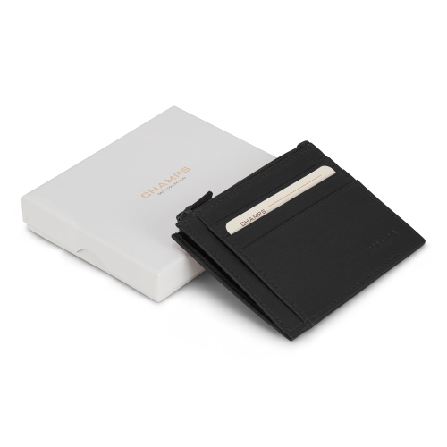 Onyx Collection - Leather Zip Card Case