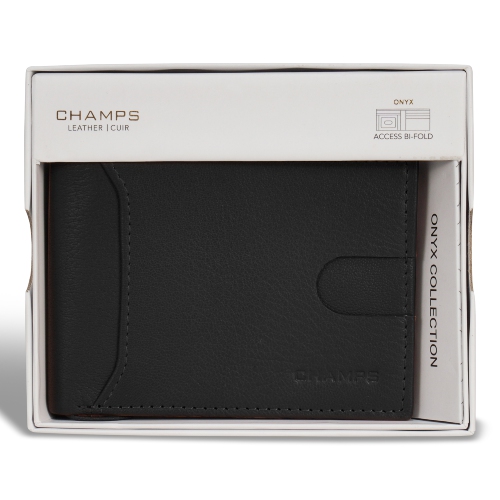 Onyx Collection - Leather Access Bi-Fold Wallet