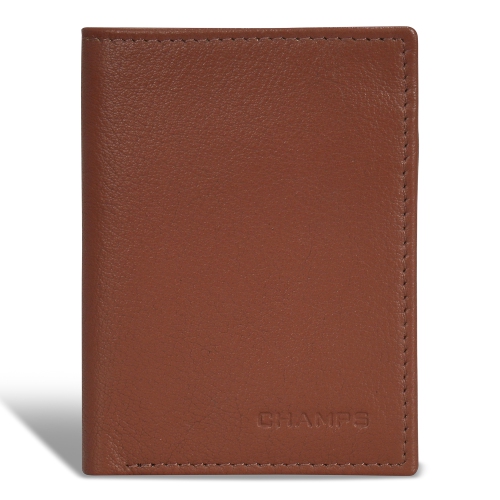 Onyx Collection - Leather Vertical Slim Wallet
