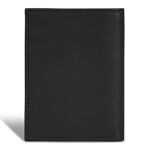Onyx Collection - Leather Vertical Slim Wallet