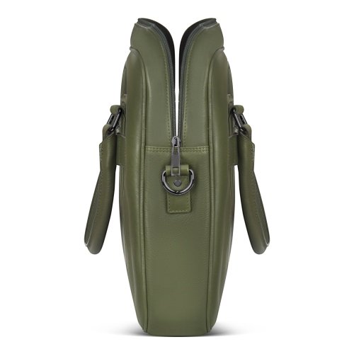 Mallette mince en cuir de la collection Onyx