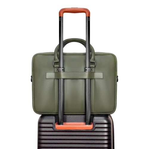 Mallette mince en cuir de la collection Onyx