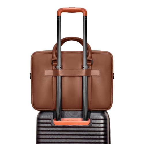 Mallette mince en cuir de la collection Onyx