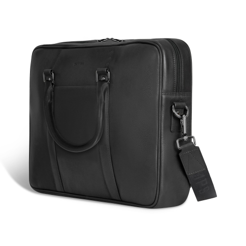 Onyx Collection - Leather Slim Briefcase