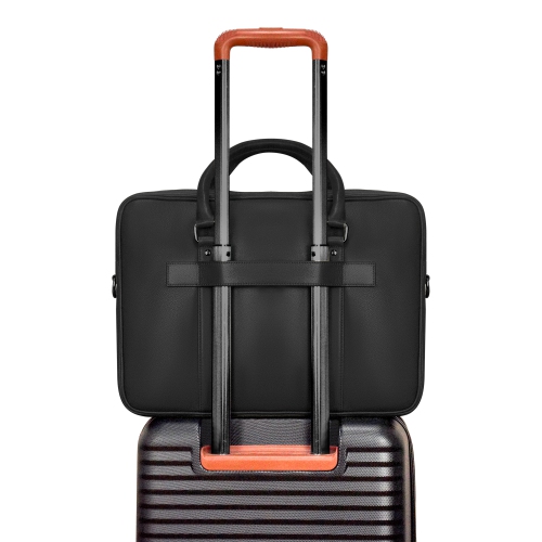 Onyx Collection - Leather Slim Briefcase