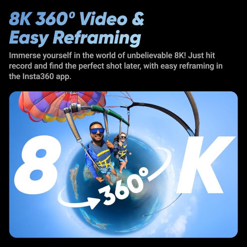 Image 2 of 8.. Open Box - Insta360 X4 360 8K Action Camera