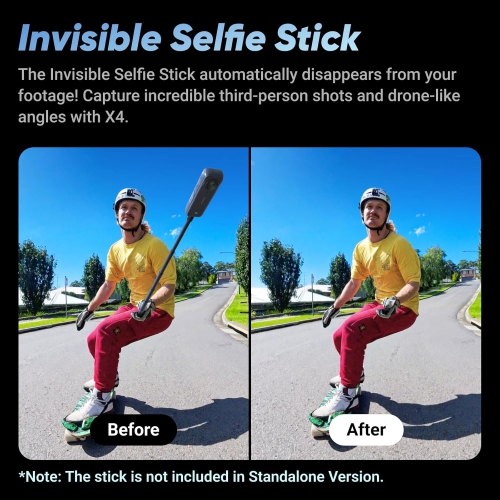 Image 3 of 8.. Open Box - Insta360 X4 360 8K Action Camera