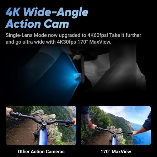 Image 8 of 8.. Open Box - Insta360 X4 360 8K Action Camera