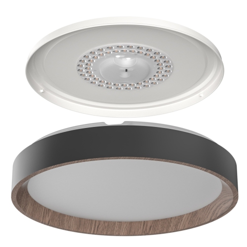 BAZZ SOLAS – Plafonnier encastré à DEL de 15 po, intensité réglable, 1320 lumens, température de couleur réglable, efficacité énergétique 25 W,