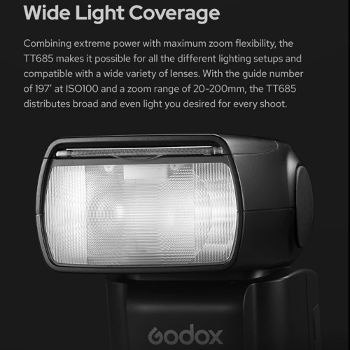 Open Box - GODOX TT685II-C Flash for Canon Speedlight Camera Flash E-TTL Speedlite High-Speed Sync with 2.4G Wireless X System