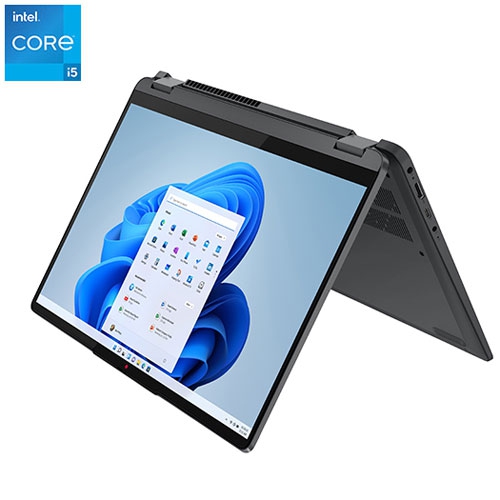 Image 1 of 2.. Refurbished - Lenovo IdeaPad Flex 5i 14" Touchscreen 2-in-1 Laptop - Storm Grey (Intel Core i5-1235U/512GB SSD/8GB RAM)