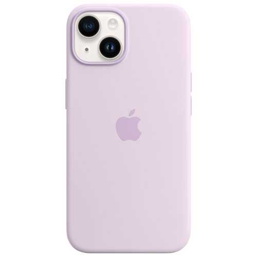 Apple Silicone Fitted Soft Shell Case with MagSafe for iPhone 14 - Lilac