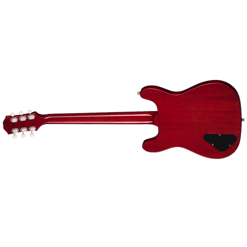 Guitare électrique Coronet d'Epiphone avec étui rigide - Cerisier rétro