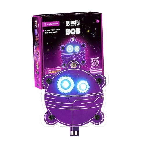 CIRCUITMESS  Wacky Robot - Bob - Diy Mini Robots - Learn About Light, Resistance And Ohm's Law