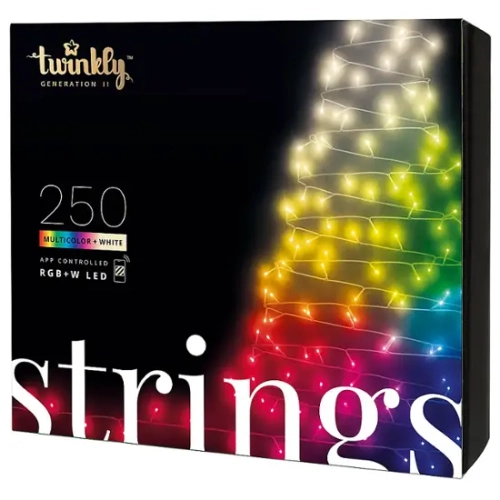 Twinkly - Smart Light Strings Special Edition 250 RGB+W LED Gen II, 65.6 ft - Multi