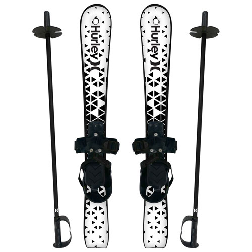 Hurley Youth Beginner Skis - Black/White