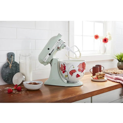 Bol en céramique de 5 pte de KitchenAid - Coquelicots
