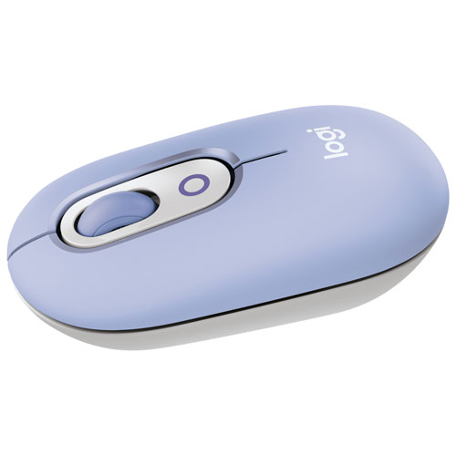 Souris optique Bluetooth POP Mouse de Logitech - Lilas