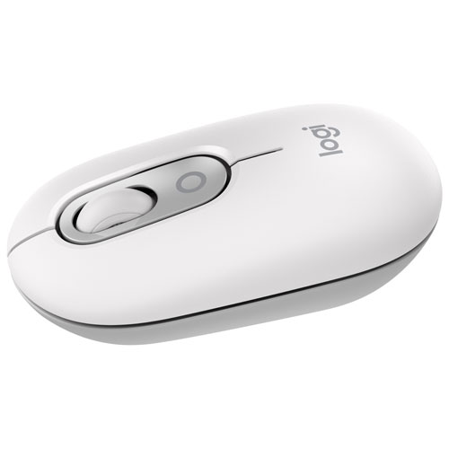 Souris optique Bluetooth POP Mouse de Logitech - Blanc cassé