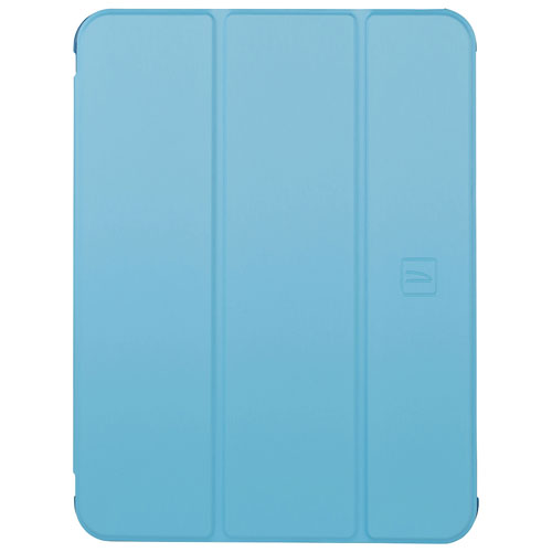 Étui folio ultraprotecteur Satin de Tucano Milano Italy pour iPad de 10,2 po - Bleu ciel