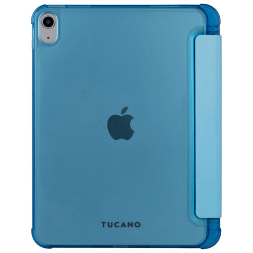 Étui folio ultraprotecteur Satin de Tucano Milano Italy pour iPad de 10,2 po - Bleu ciel