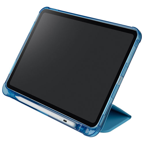 Étui folio ultraprotecteur Satin de Tucano Milano Italy pour iPad de 10,2 po - Bleu ciel