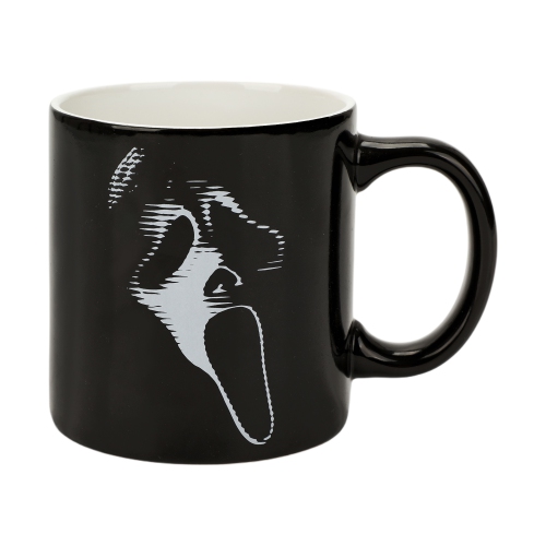Ghost Face vit 16 oz. Tasse en céramique