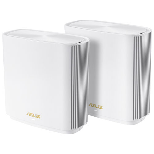 ASUS ZenWiFi ET9 Whole Home Mesh Wi-Fi 6E System - 2 Pack - White