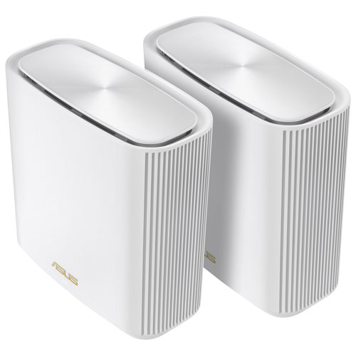 ASUS ZenWiFi ET9 Whole Home Mesh Wi-Fi 6E System - 2 Pack - White