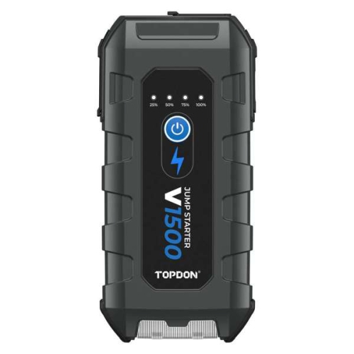 Topdon V1500, 1500A Jump Starter & Booster, Power Bank & Flashlight